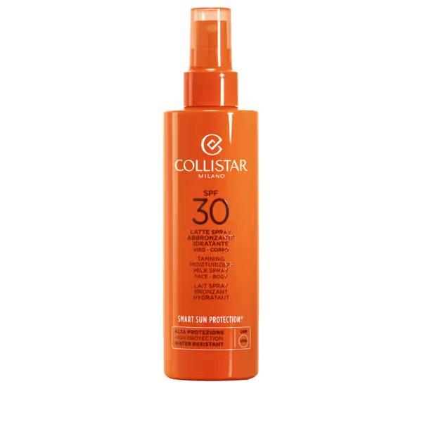 Collistar Védő spray krém a barnulási folyamat felgyorsítására SPF 30
(Tanning Moisturizing Milk Spray) 200 ml