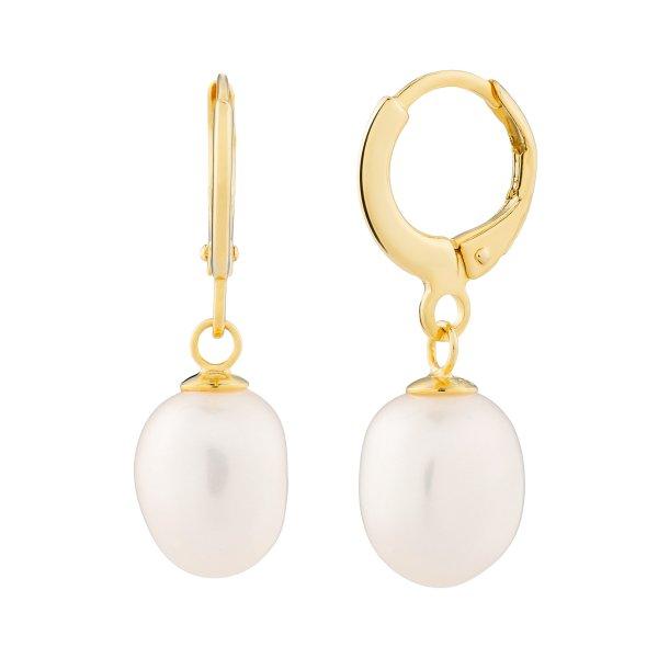 Preciosa Gyengéd aranyozott karika fülbevaló folyami gyönggyel Pearl Heart
5357Y01
