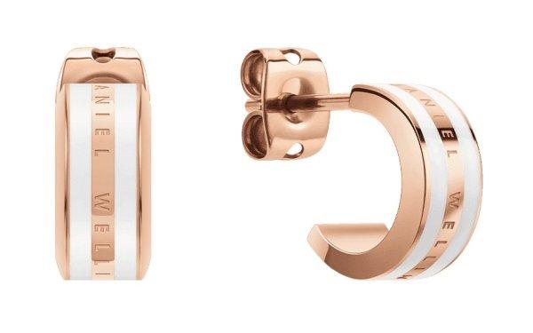 Daniel Wellington Stílusos bronz karika fülbevaló Emalie DW00400148
