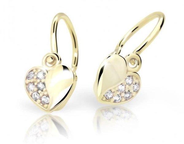 Cutie Diamonds Gyermek sárga arany fülbevaló Szívek gyémánttal
DC2160-10-00-X-1