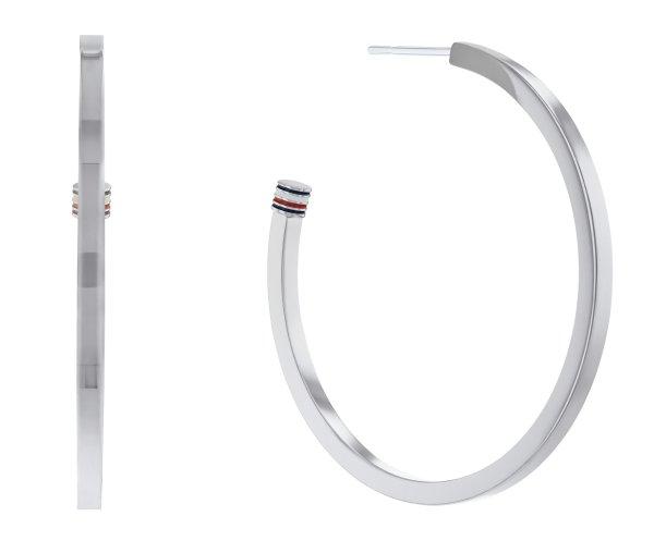 Tommy Hilfiger Időtlen acél karika fülbevaló 2780773