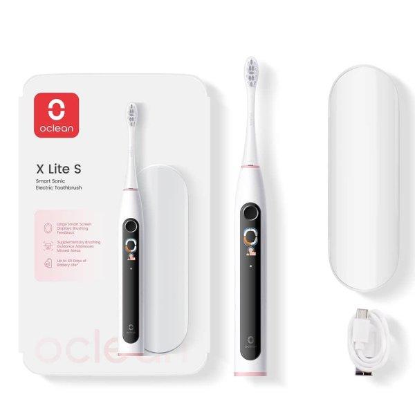 Oclean Szónikus fogkefe szürkés-rózsaszín X Lite Grey set