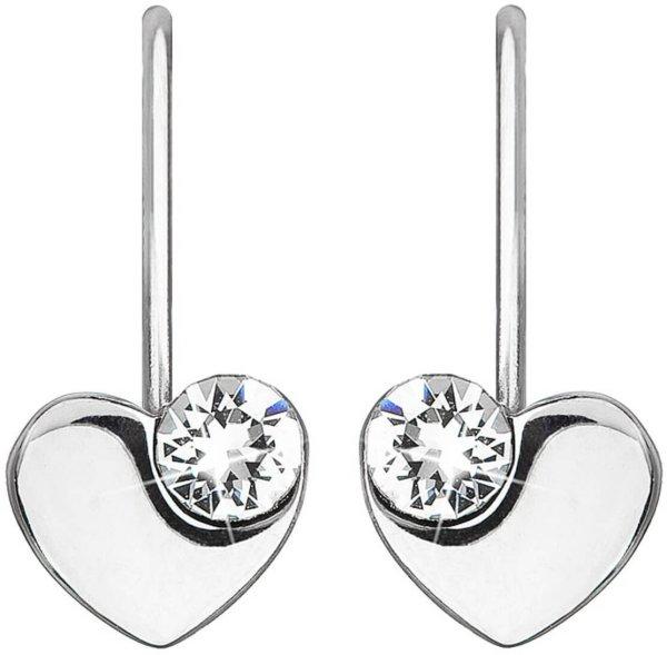 Evolution Group - Pavona Ezüst szív alakú fülbevaló Swarovski
kristályokkal 31299.1 fehér