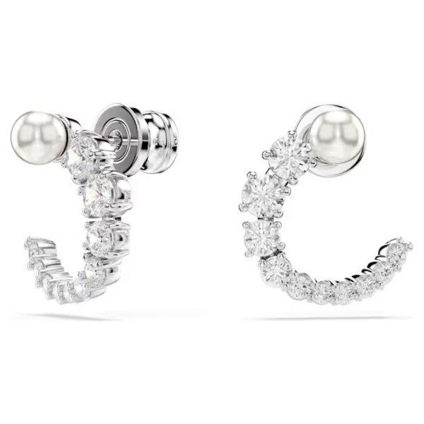 Swarovski Gyönyörű fülbevaló cirkónium kövekkel és
kristálygyöngyökkel Matrix 5692260