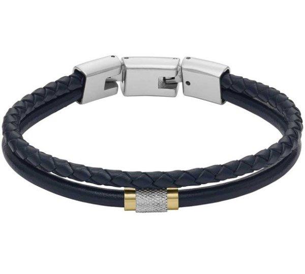 Fossil Férfi dupla bőr karkötő JF04703998