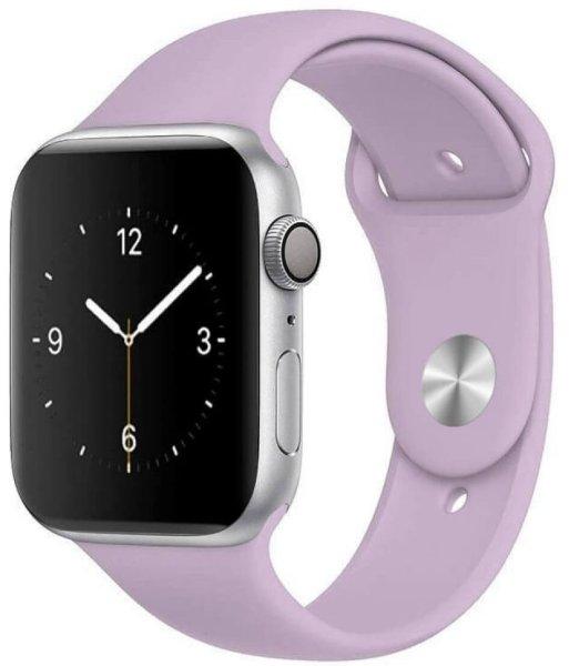 4wrist Szilikon szíj Apple Watch - Világos lila 38/40/41 mm - S/M