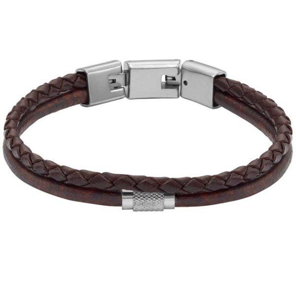 Fossil Férfi dupla bőr karkötő JF04702040