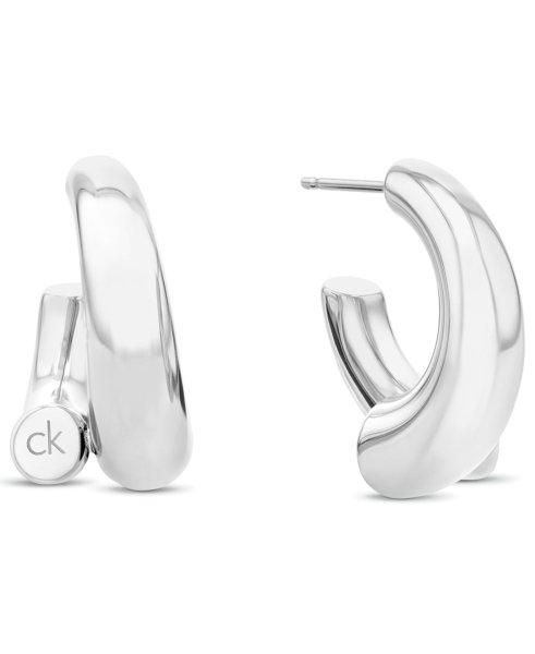 Calvin Klein Divat acél spirál kerek fülbevaló 35000764