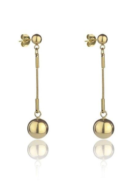 Marc Malone Aranyozott függő fülbevaló Amanda Gold Earrings MCE24002G