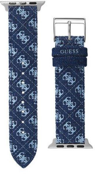 Guess Bőrszíj Apple Watch-hoz (38 - 41 mm) - Blue Quattro G CS2001S3