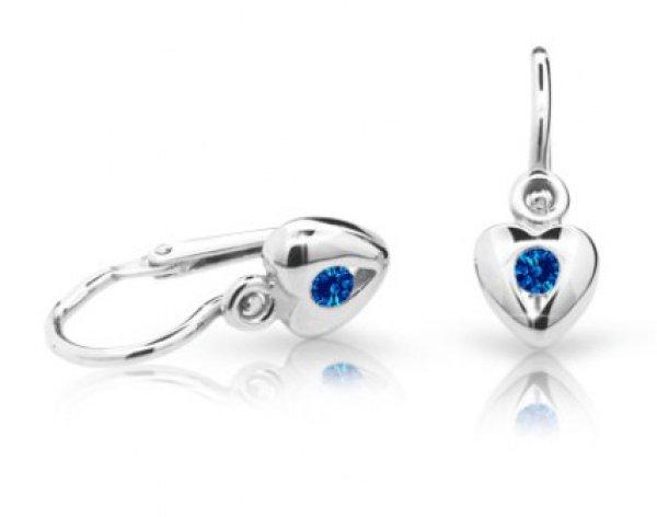 Cutie Jewellery Gyermek fehérarany fülbevaló C1556-10-X-2 kék