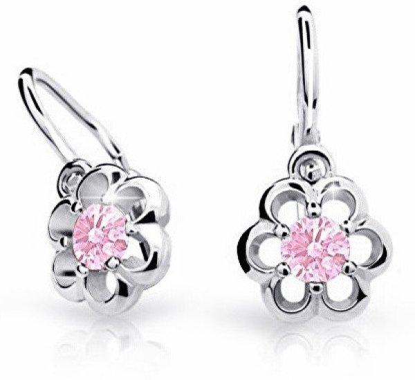 Cutie Jewellery Gyermek fehérarany fülbevaló C1947-10-X-2 rózsaszín