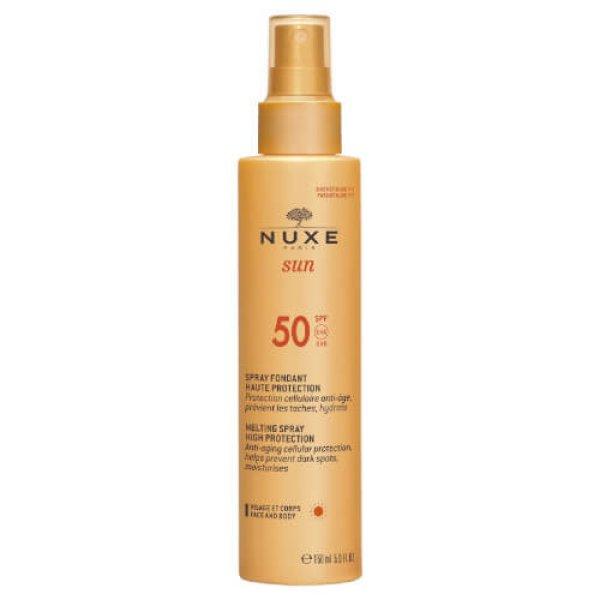 Nuxe Faktoros napvédő spray SPF 50 (Melting Spray High Protection) 150 ml