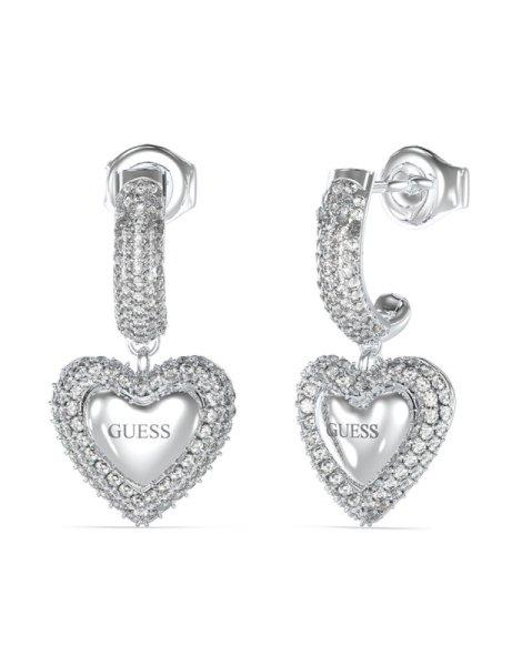 Guess Káprázatos acél fülbevaló Beloved JUBE05021JWRHT/U