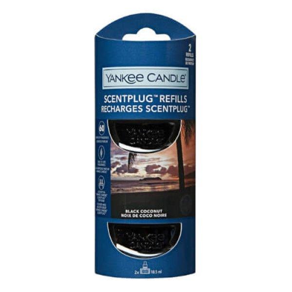 Yankee Candle Utántöltő elektromos diffúzorba Black Coconut 2 x 18,5 ml
