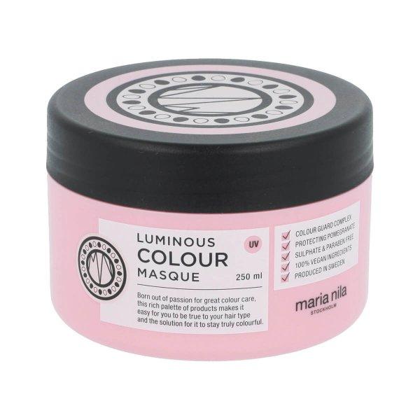 Maria Nila Hidratáló és tápláló maszk színes hajra Luminous Colour
(Masque) 250 ml