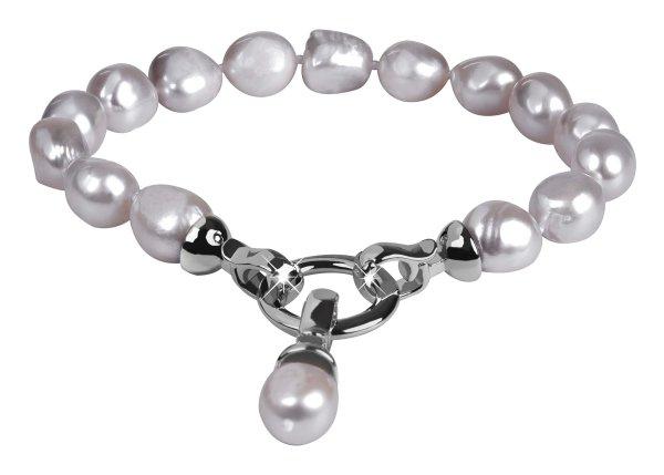 JwL Luxury Pearls Karkötő szürke igazgyöngyökből JL0558