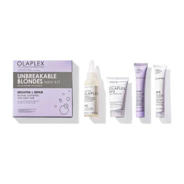 Olaplex Intenzív hajápoló készlet Unbreakable Blondes Mini Kit