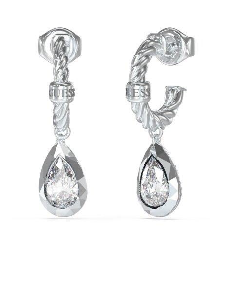 Guess Elegáns acél fülbevaló 4G Light JUBE05243JWRHT/U