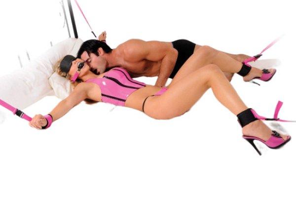 Fetish Fantasy Pink Passion Bondage Kit ágyrögzítő rendszer
