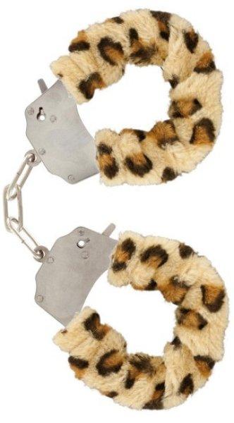 Furry CUFFS LEOPARD PLUSH