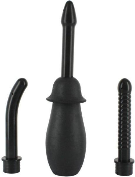 Beöntés és intim zuhany szett 3 tartozékkal Anal Douche Kit