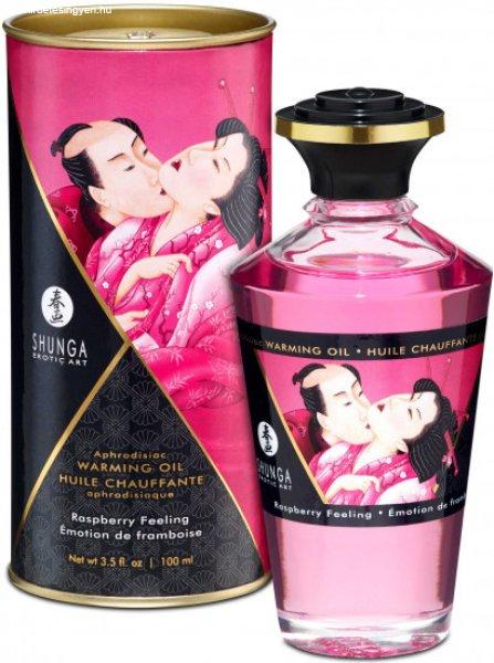 Shunga Aphrodisiac Warming Oil Raspberry Feeling 100ml