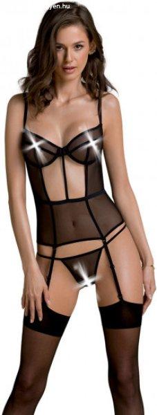 Passion Varella Eco Collection fűző fekete, XXL-XXXL