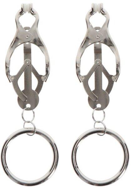 Taboom Butterfly Clamps with Ring Silver