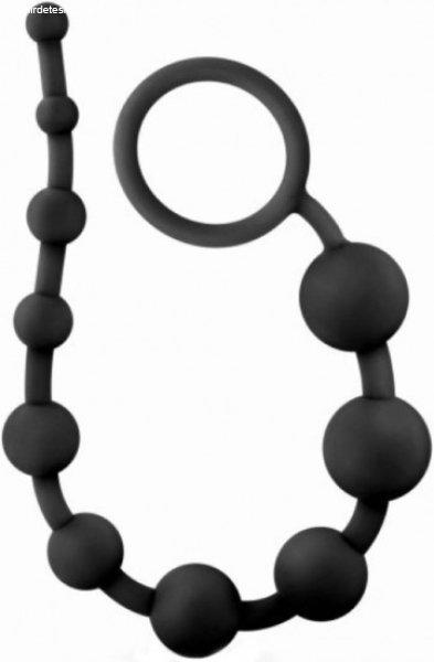 Anal Adventures Platinum Silicone Anal Beads