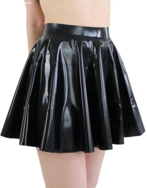 Fekete latex szoknya Misty, XXL