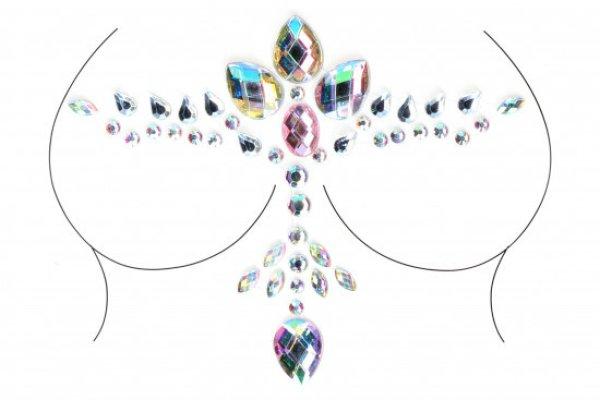 Dazzling Cleavage Bling Sticker