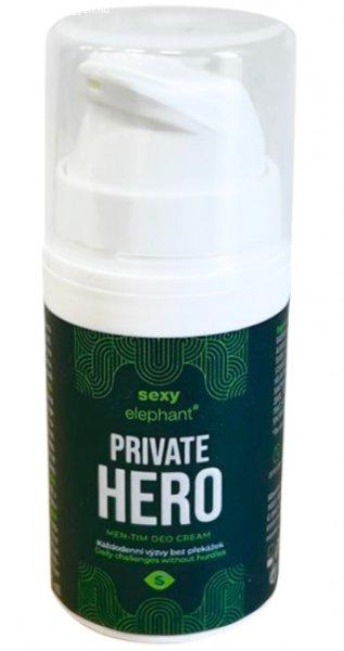 Sexy Elephant Férfi intim dezodor Private Hero utazási kiszerelés