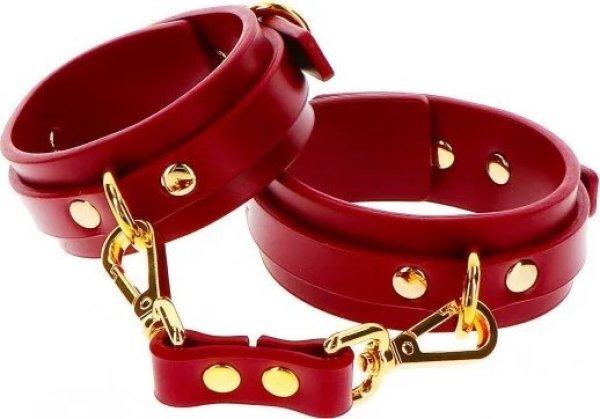 Lábszár mandzsetta TABOOM BONDAGE LUXUS piros színben