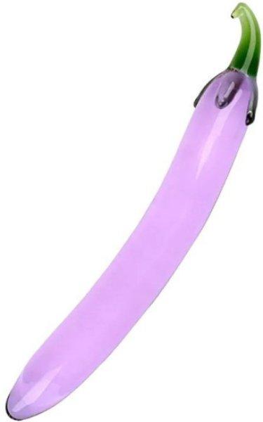 Sexy Elephant Mr. Eggplant üveg dildó (19 cm)