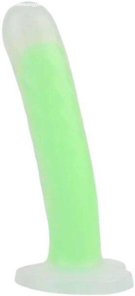 Sexy Elephant világító dildó tapadókoronggal Green_radiation (17 cm)