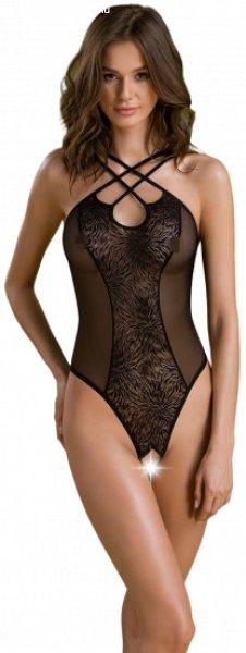 Passion Selaginella Eco kollekció Body, fekete, L/XL
