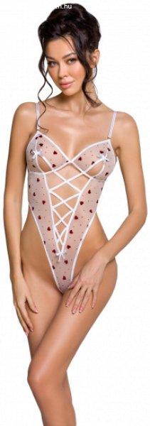 Body PASSION LOVELIA BODY fehér, L-XL