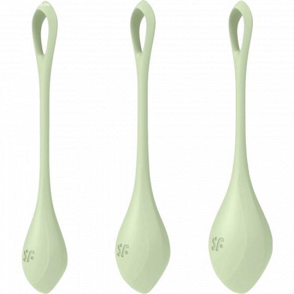 Satisfyer Yoni Power 2 hüvelyi súlyzók Training Set, zöld