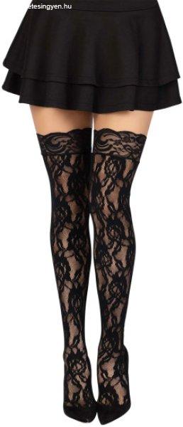 Leg Avenue Rose Lace Harisnya 9762 - Önhordó harisnya