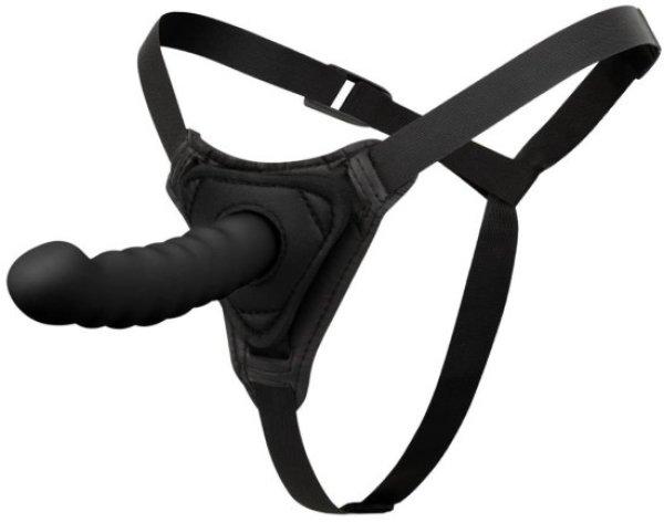 Easytoys Silicone Strap-On Smooth Black