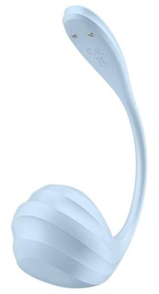 Satisfyer Smooth Petal - intelligens kék vibrációs tojás