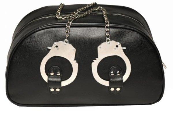 Master Series Cuffed & Loaded Travel Bag with Handcuff Handles