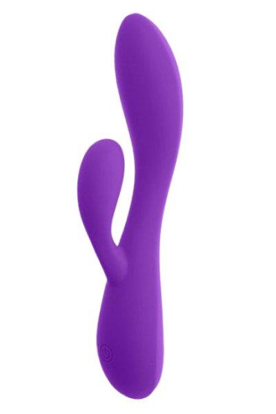 S Örömök egy párnak Dual Stimulation Purple 11,8 cm
