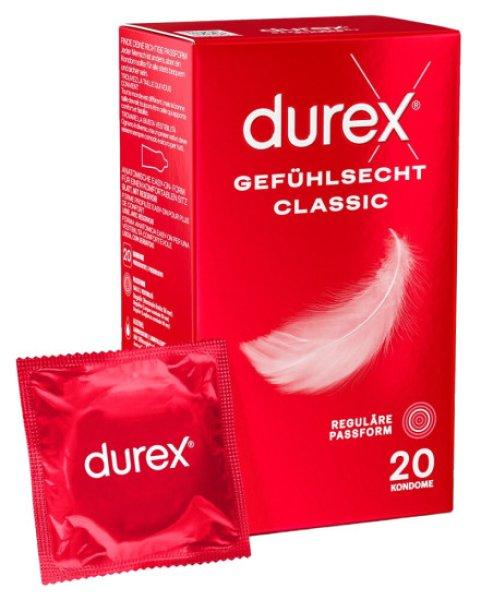 Durex Gefühlsecht Classic 20 db