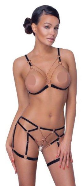 Cottelli Open Bra & Strings Set M