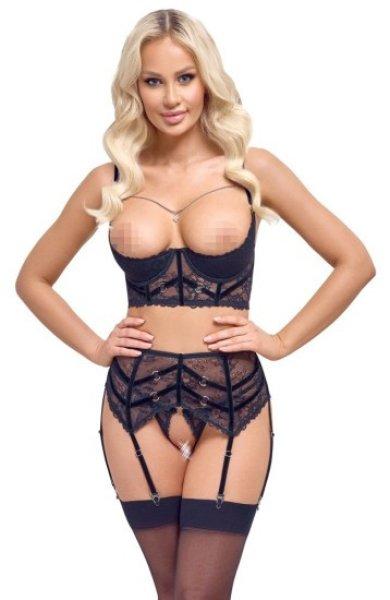 Cottelli Lingerie Set with Chain 90B/XL