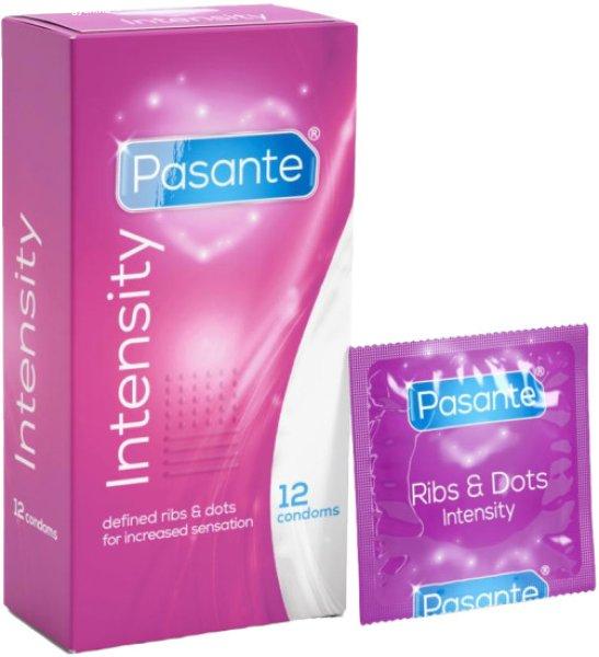Pasante Ribs & Dots condoms 12pcs