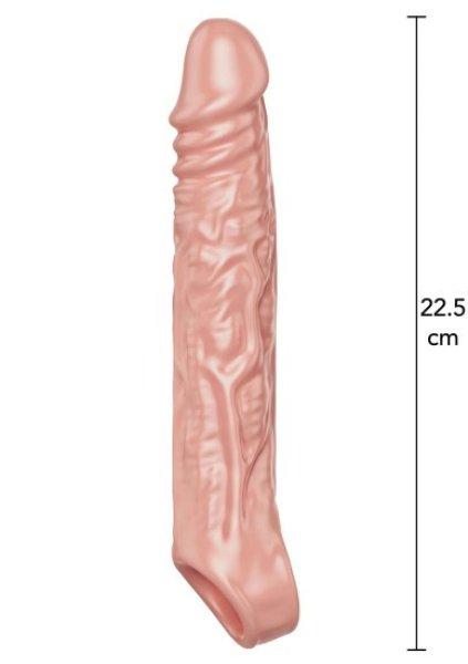 Get Real by ToyJoy Extension Sleeve X-Large, telový návlek na penis 22,5 x 4
cm