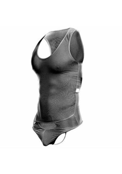 MOB Sexy Sheer Body Black L–XL